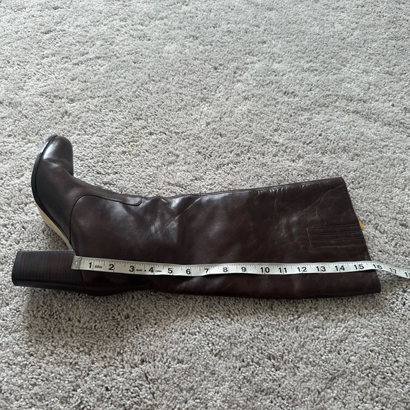 Michael Kors Tall Brown Leather Boots - Picture 8 of 11